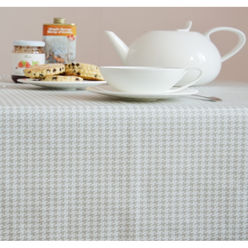 Coupon enduit 50x80cm Pied de Poule gris