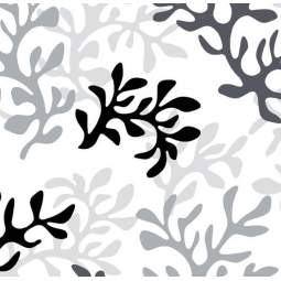 Coupon en coton 50x80cm Corail gris