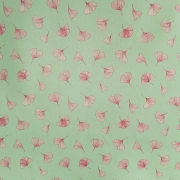 Coupon enduit 50x80cm Ginkgo Pistache