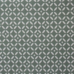 Tissu en coton enduit Mosaïque vert