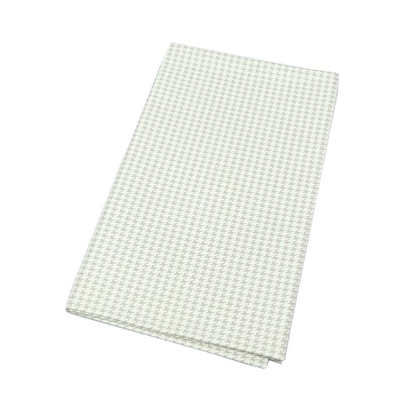 Tissu en coton Pied de Poule gris