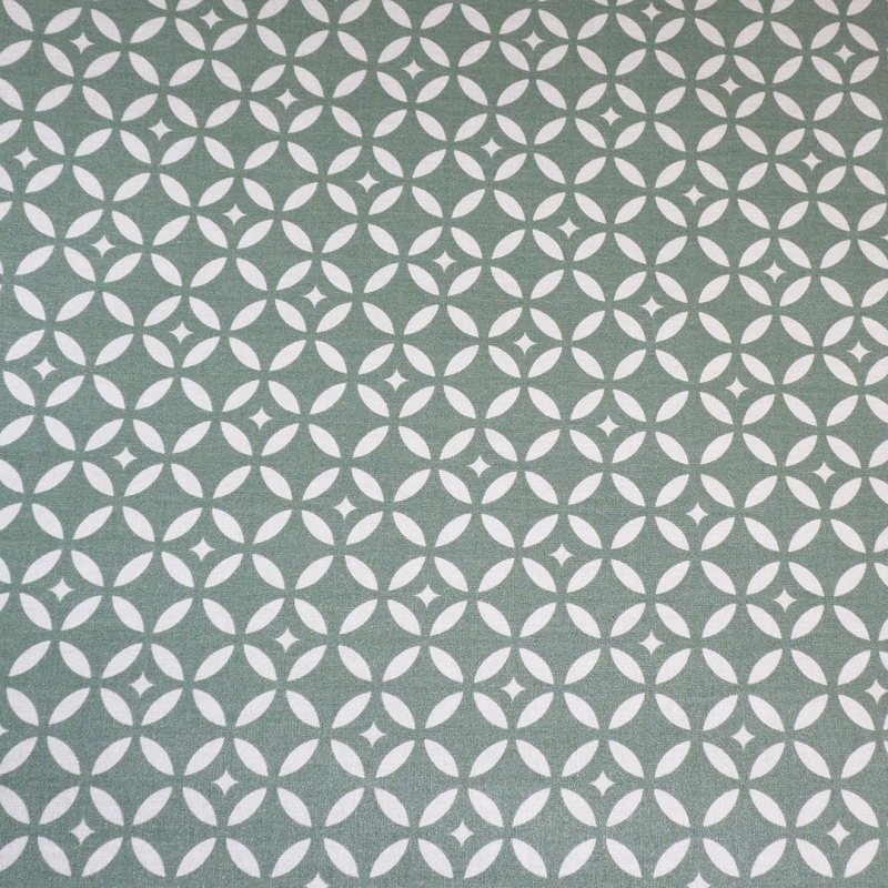 Tissu en coton Mosaïque vert