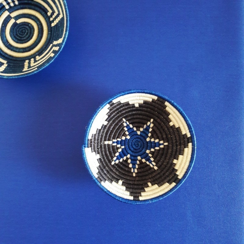 Tissu en coton Uni bleu royal