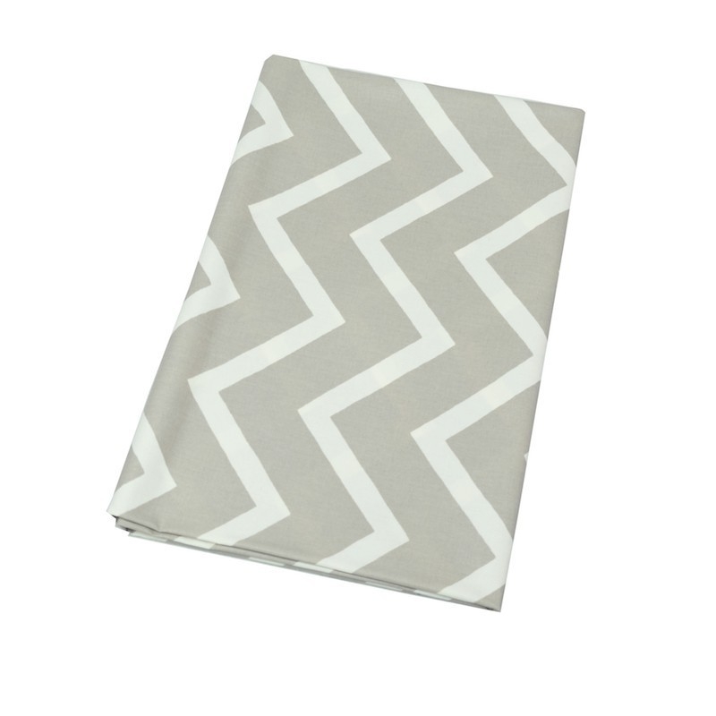 Tissu en coton Chevrons Beige