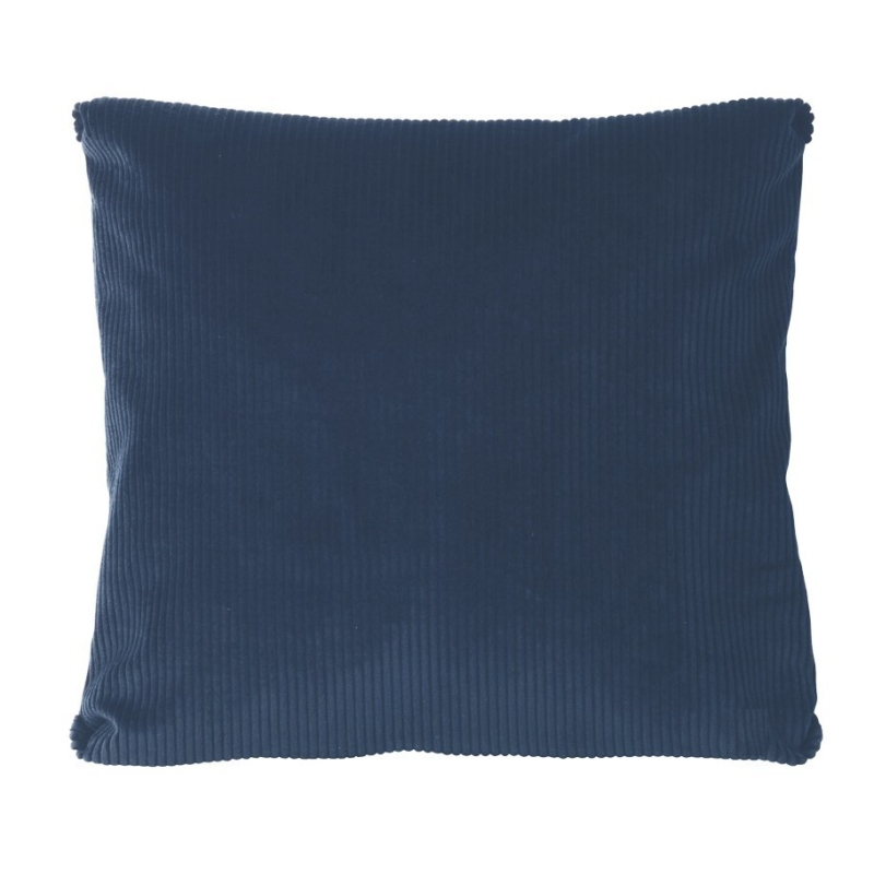 Tissu velours bleu nuit