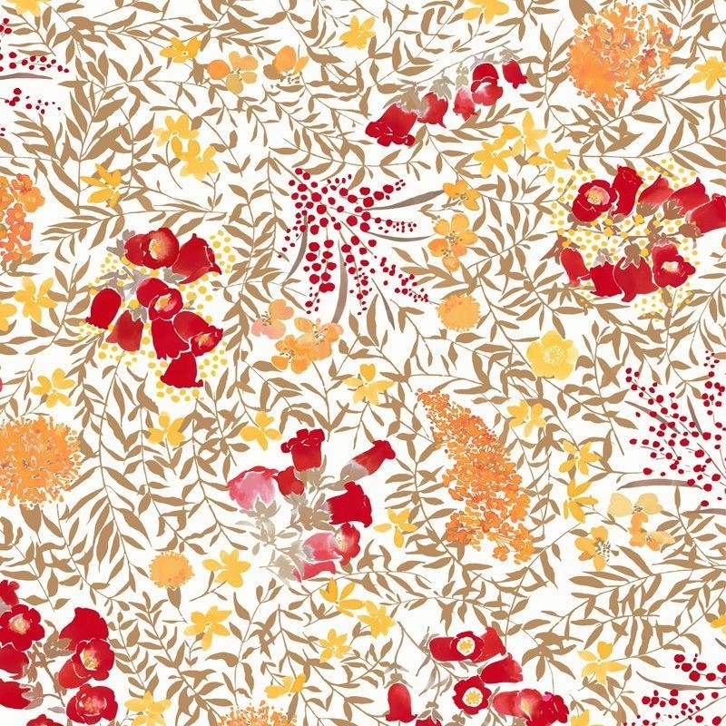 Coupon enduit 50x80cm Mimosa Rouge