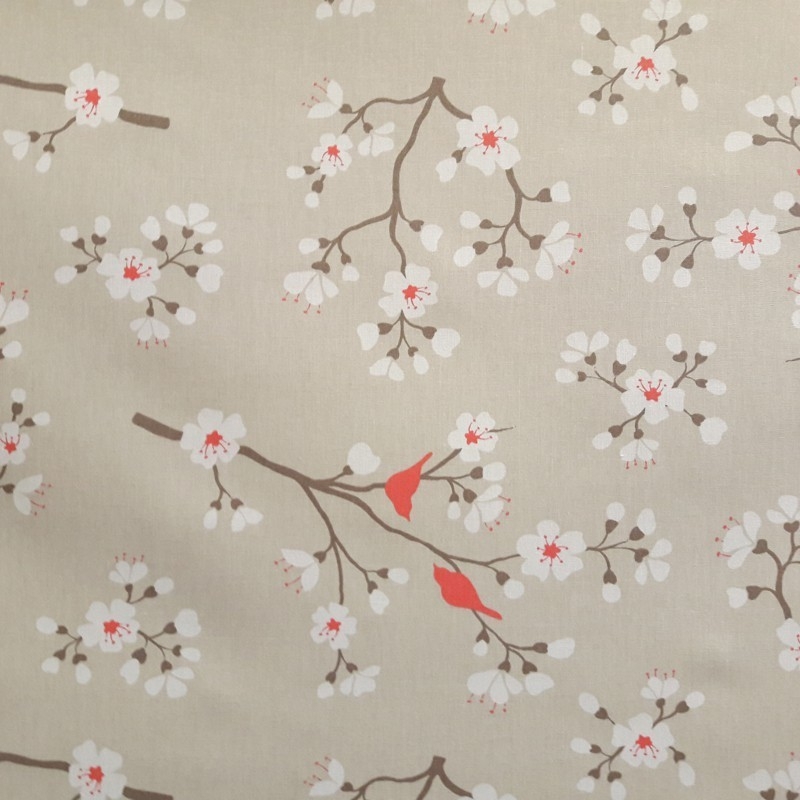 Coupon enduit 50x80cm Cerisier taupe corail