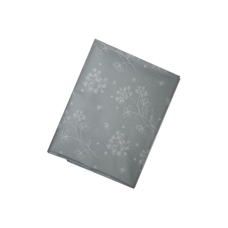 Coupon en coton 50x80cm Astrance gris/blanc