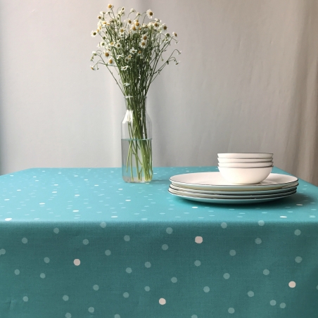 Coupon enduit 50x80cm CONFETTIS TURQUOISE