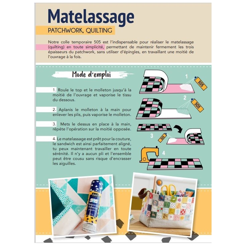 colle 505 pour matelassage