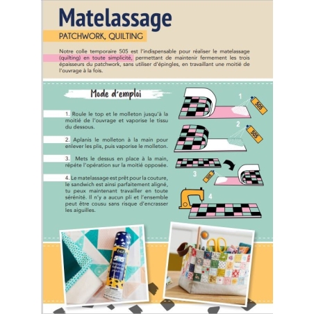 colle 505 pour matelassage