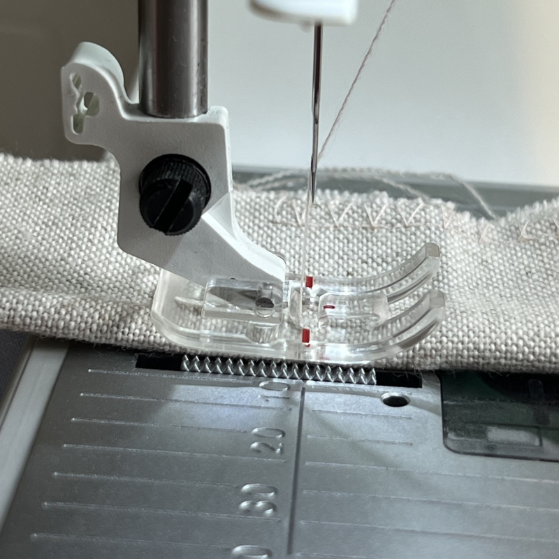 Pied passepoil transparent Husqvarna Viking