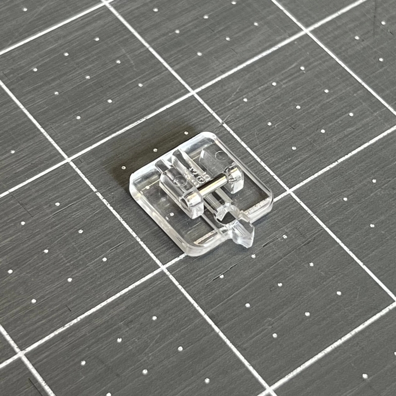 Pied transparent pour fermeture invisible Husqvarna