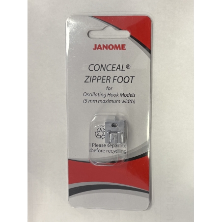 Pied Z Janome fermeture éclair invisible 5mm Pied Z Janome fermeture éclair invisible 5mm