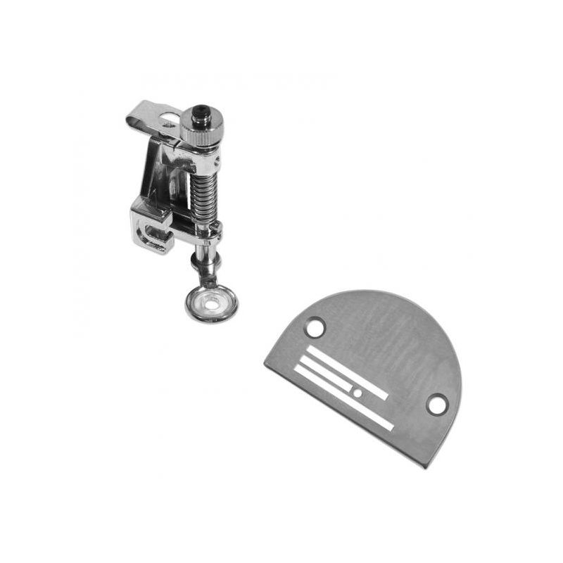 Pied à repriser avec plaque point droit Janome