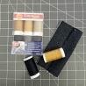 coffret 6 bobines fil jeans denim
