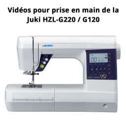 Tuto surjeteuse Juki HZL-G220 et Juki HZL-G120
