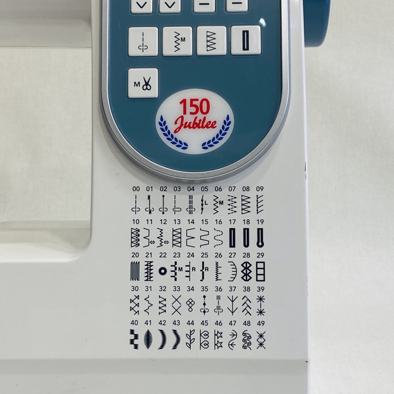 points de la Jubilee 150 Janome