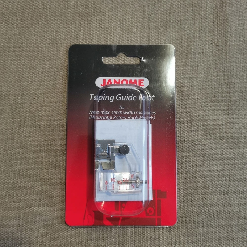Pied pose biais réglable  Janome 7mm